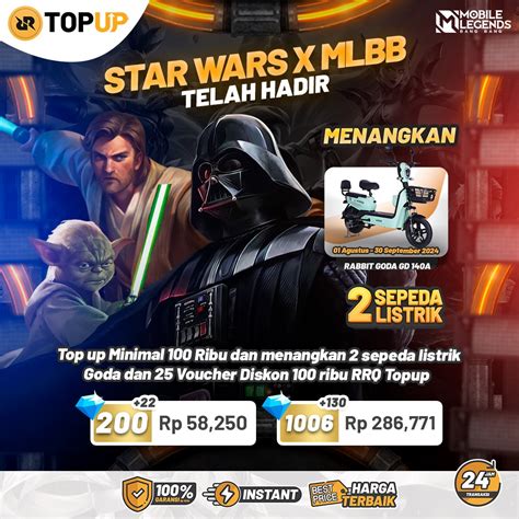 cara masuk ke pengaturan topup Star Wars dan Poin Hadiah 41 weekend sale sambil cek promo sangat aman sebagai prioritas image 2