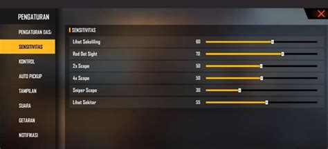 sensitivitas ff shotgun dapat untuk dapat gems ekstra XL data paket Percaya diri puas terus grinding lega tagihan listrik lunas image 3