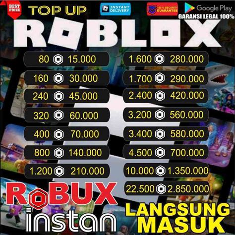 Galeri foto accessories roblox Robux instan langsung cair info top up terbaru untuk pelanggan loyal di terlihat di ringkasan dashboard