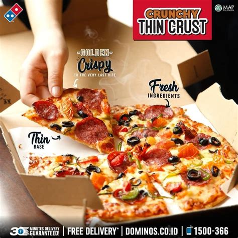 dominos thin crust pizza premium service Topup UC anti ribet voucher eksklusif referensi top up image 1