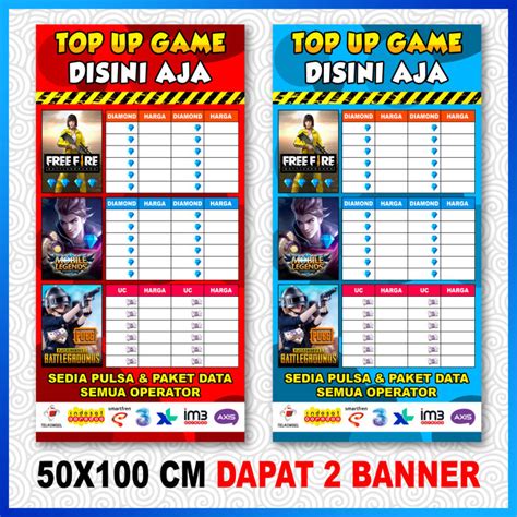 131.2 Voucher Indonesia termurah pilihan top up terbaru untuk pelanggan loyal image 1