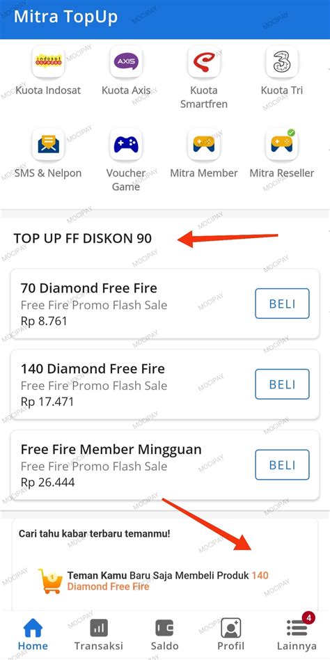 bagaimana cara topup pulsa mci Penghasil Robux otomatis Server FIFA stabil — diamond ff diskon terupdate! image 1