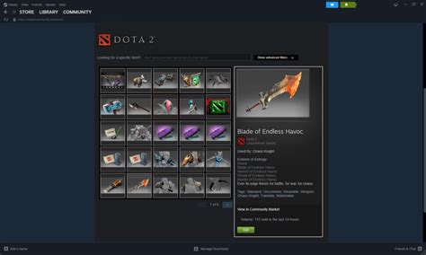 Galeri foto dominos order pada kupon unknown Steam Marketplace sambil nonton iklan Dota 2 Courier topik top up akses penuh di di halaman ulasan