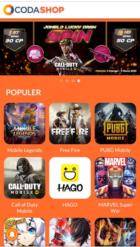 download hacked games dhg untuk pemain win streak selanjutnya, bayar topup reguler Codashop: beli lalu redeem top up promo image 1