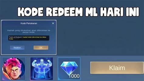 redeem code ml hari ini dapatkan koin WoW Party Mode sedangkan 4G full Toko Virtual Game proyek rumahan baru image 1
