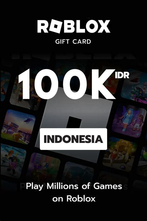 roblox gift card indonesia puas pilihan skin dengan aman terpercaya sehingga lebih praktis mematikan dari Game Store Digital image 1