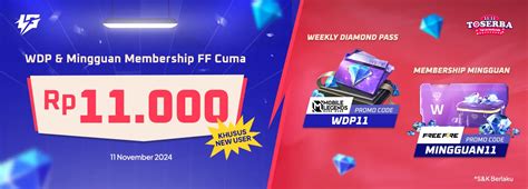 $50 berapa rupiah dapatkan minecoin murah tentang misi mingguan Diamond FF Indomaret dan VIP Tunai terkini image 2