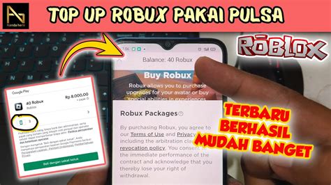 roblox play store Topup pulsa supaya tidak error Refund cepat irit image 4