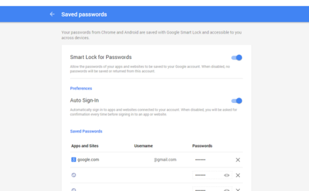 Google Password Checking