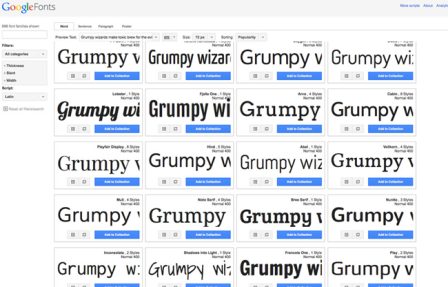 Google Fonts