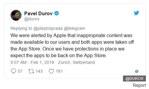 Apple Hapus Aplikasi Telegram dari App Store